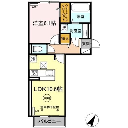 D-ROOM　ALBAの物件間取画像